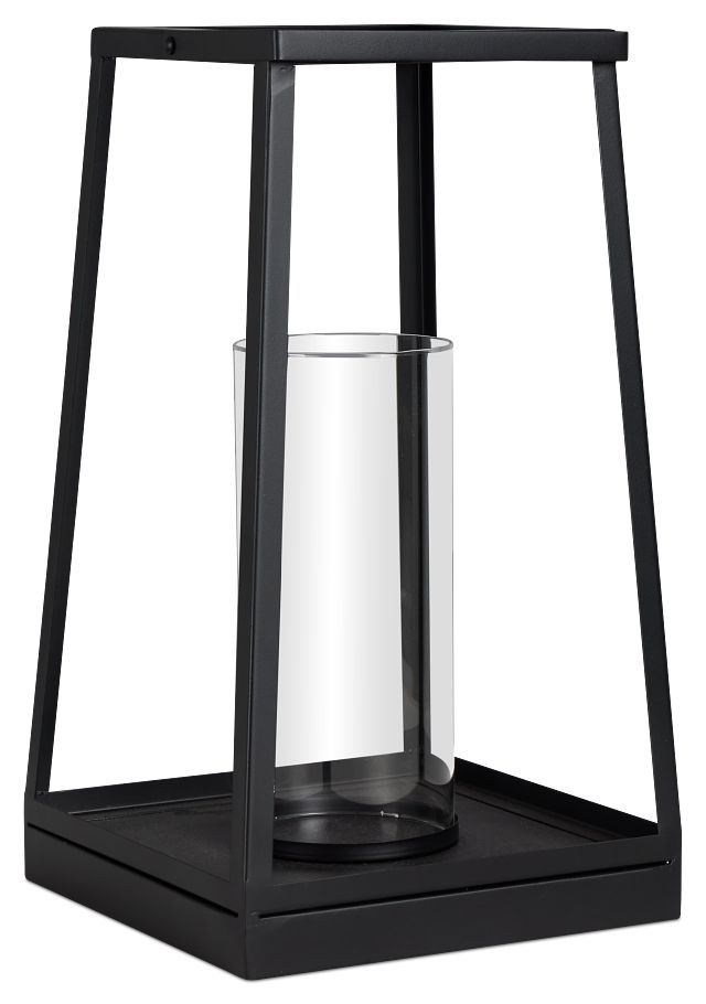 Gloria Black Large Lantern