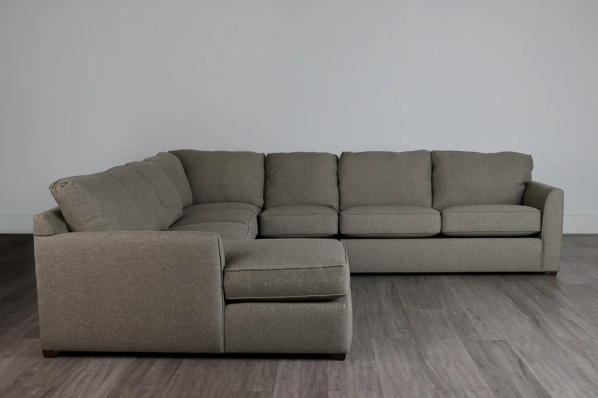 Asheville Brown Fabric Left Chaise Memory Foam Sleeper Sectional Asheville Brown Fabric Left Chaise Memory Foam Sleeper Sectional
