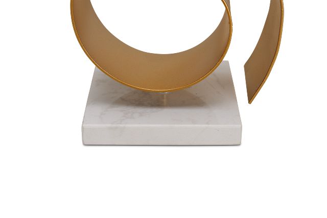 Gavin Gold Marble Sculpture