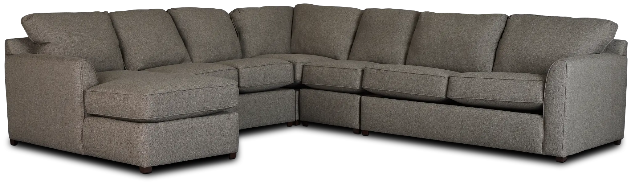 Asheville Brown Fabric Left Chaise Innerspring Sleeper Sectional Asheville Brown Fabric Left Chaise Innerspring Sleeper Sectional