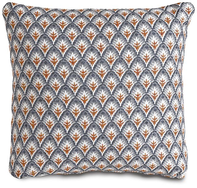 Morgan Orange 20" Accent Pillow