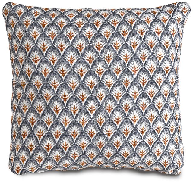 Morgan Orange 20" Accent Pillow