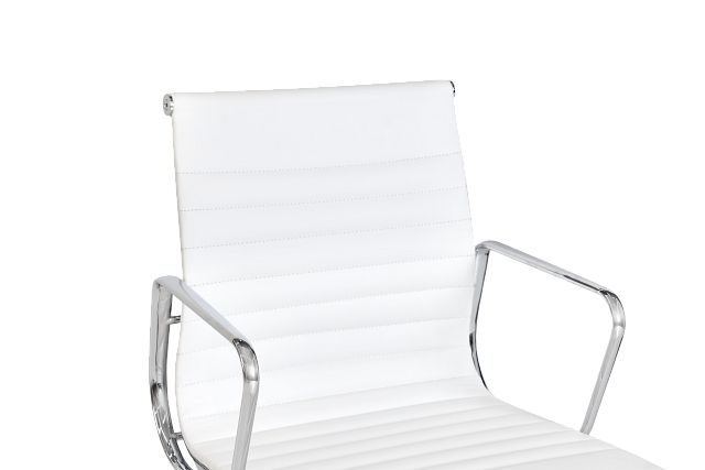 Mateo White Desk Chair