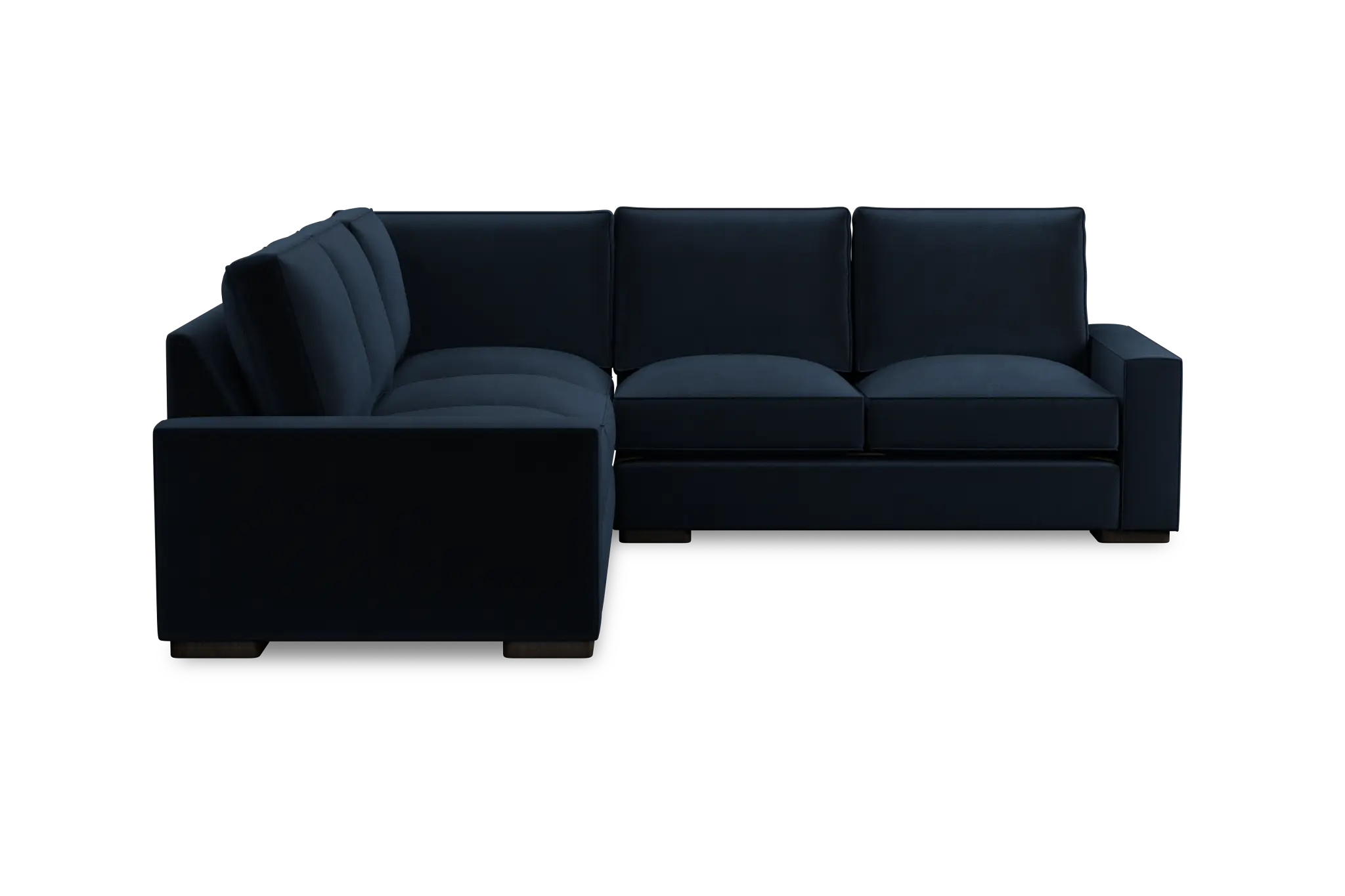 Edgewater Joya Dark Blue Small Two-arm Sectional Edgewater Joya Dark Blue Small Two-arm Sectional