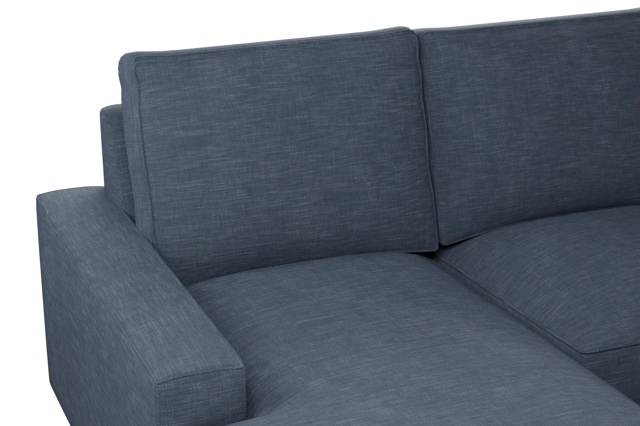 Edgewater Elevation Dark Blue Medium Left Chaise Sectional Edgewater Elevation Dark Blue Medium Left Chaise Sectional
