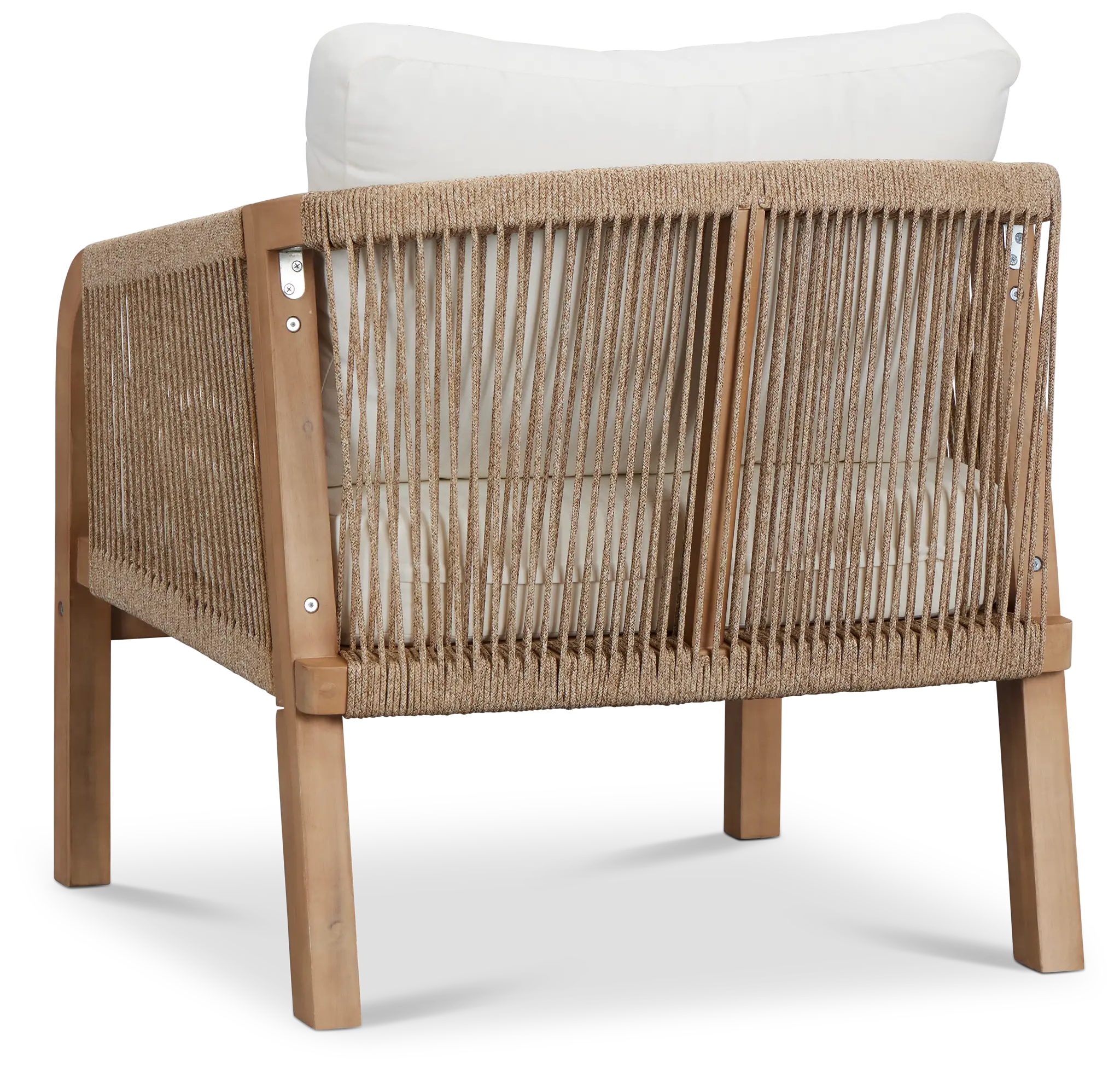 Laguna Light Tone Chair With White Cushion Laguna Light Tone Chair With White Cushion