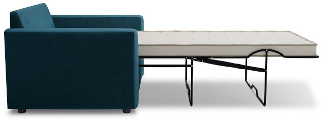 Siesta Joya Teal Fabric Innerspring Sleeper