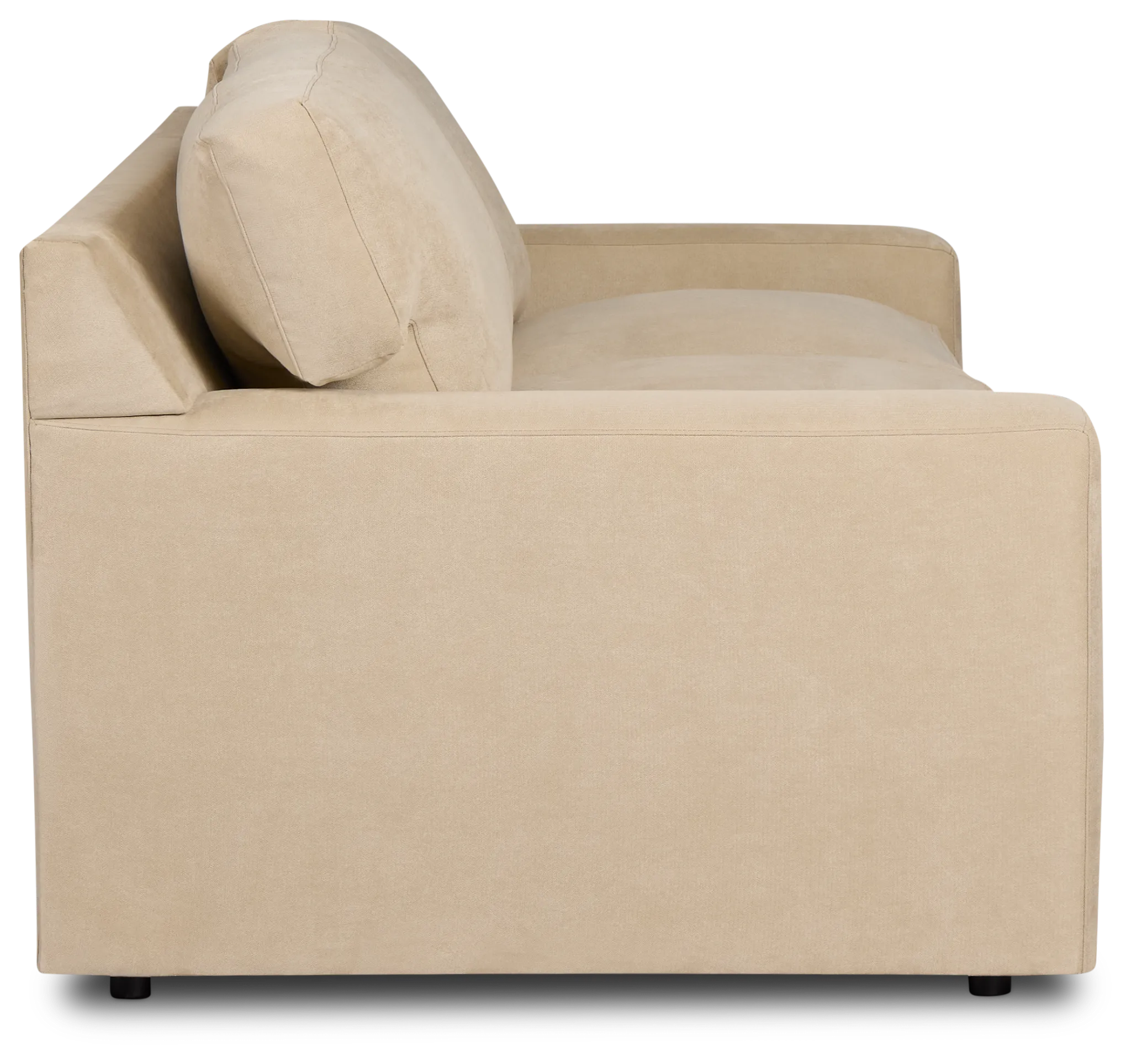 Hudson Beige Fabric Innerspring Sleeper