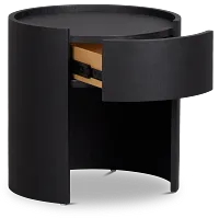 Nomad Black 1-drawer Nightstand