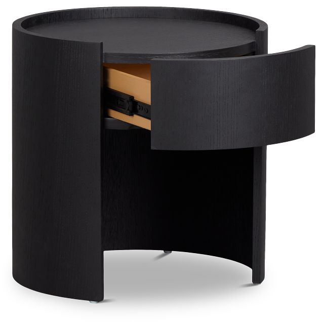 Nomad Black 1-drawer Nightstand