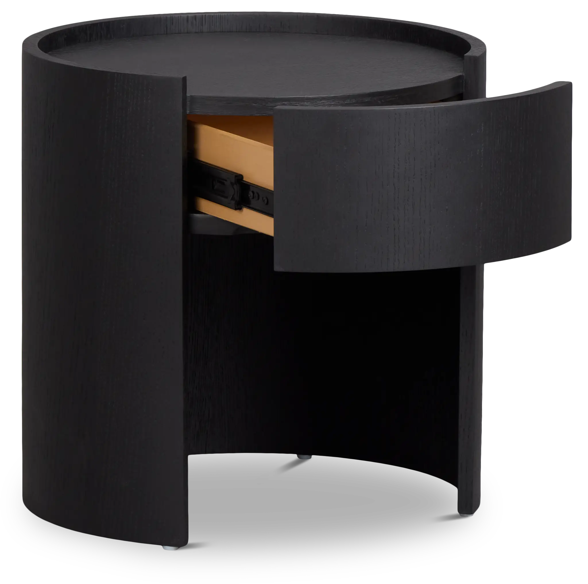 Nomad Black 1-drawer Nightstand Nomad Black 1-drawer Nightstand