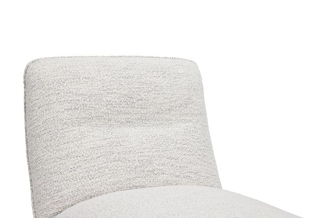 Lilac Light Gray Fabric Accent Chair