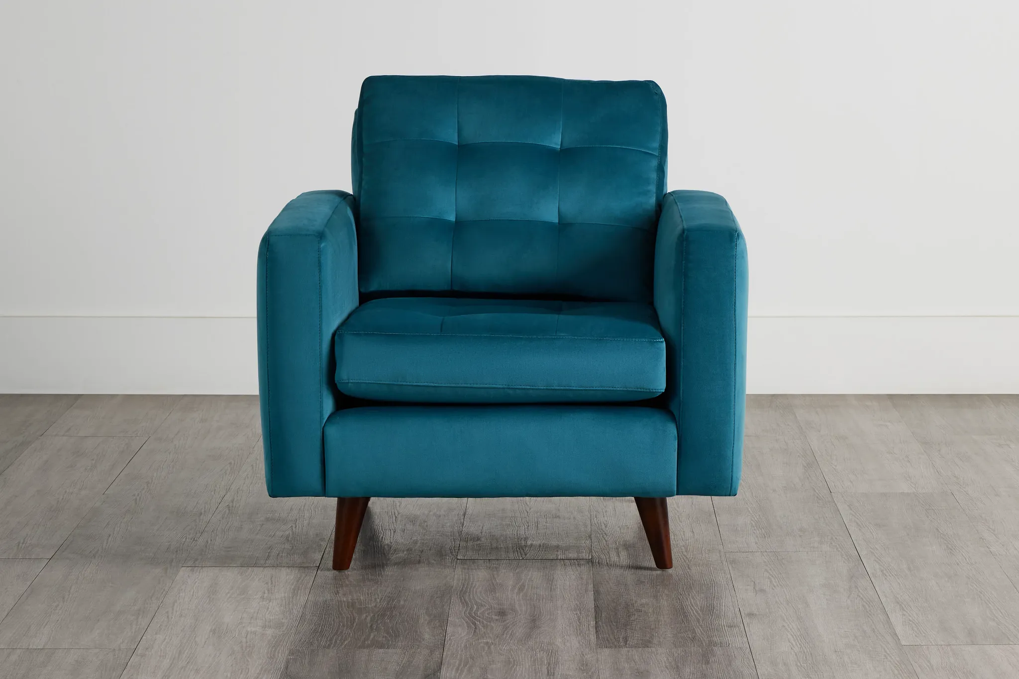 Mila Teal Velvet Chair