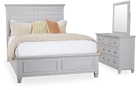 Cape Cod Gray Panel Bedroom