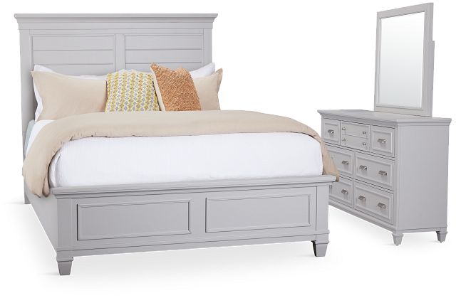 Cape Cod Gray Panel Bedroom