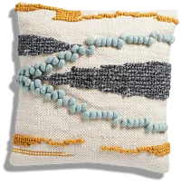 Luxe Blue 20" Accent Pillow