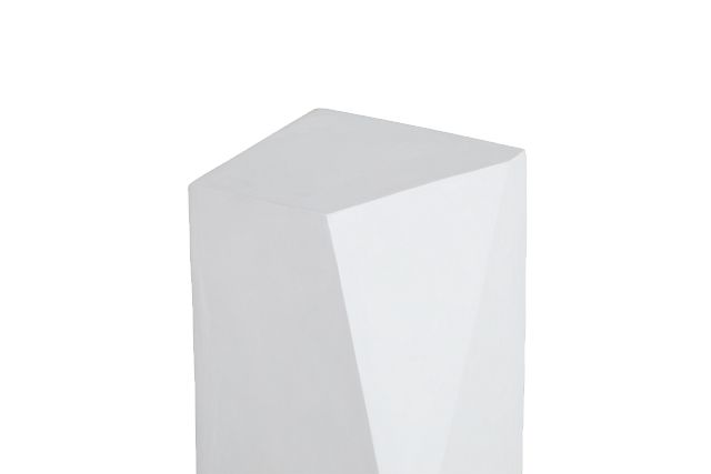 Lex White Accent Table