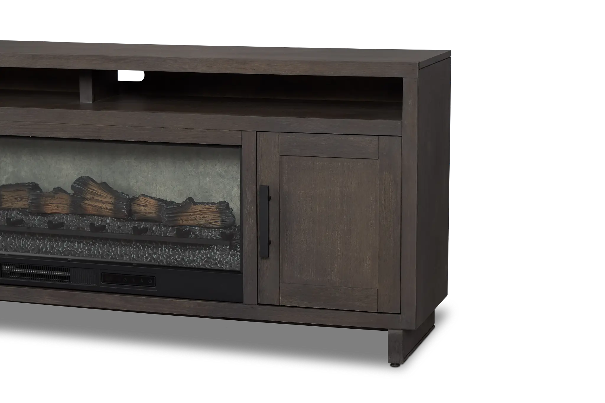 Richmond Gray 80" Tv Stand With Fireplace Insert Richmond Gray 80" Tv Stand With Fireplace Insert