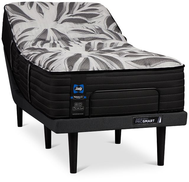 Sealy Posturepedic Plus Exuberant Ii 15" Ultra Plsh Ergo Prosmart Adjustable Mattress Set