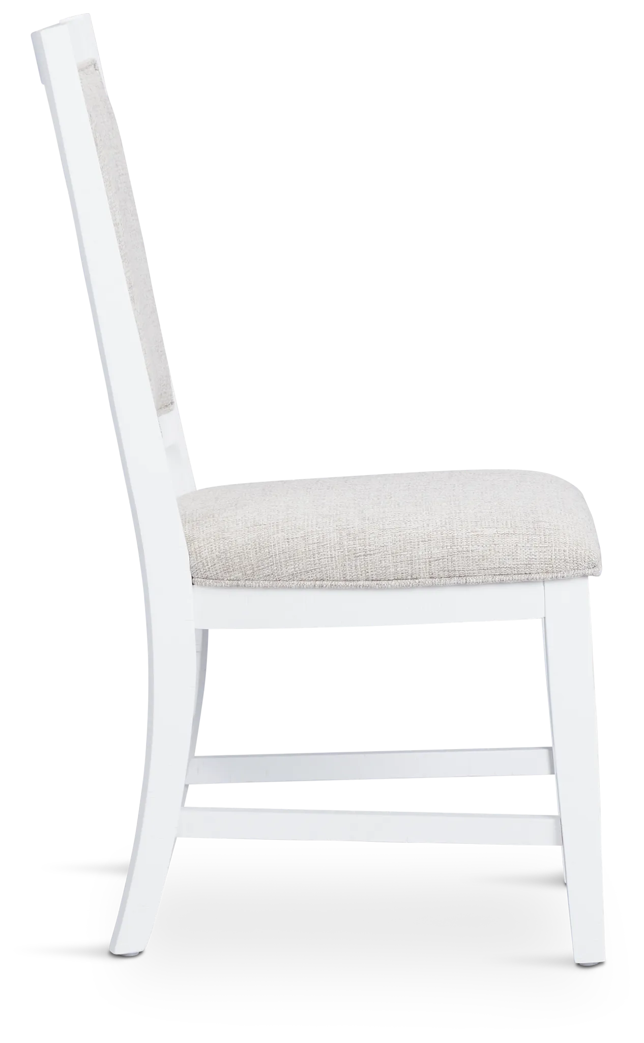 Heron Cove White Upholstered Side Chair