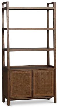 Pacific Mid Tone Woven Bookcase