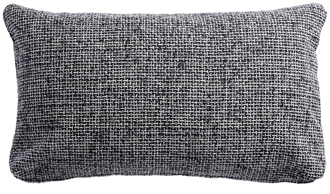 Sutt Black Lumbar Accent Pillow