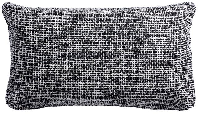 Sutt Black Lumbar Accent Pillow
