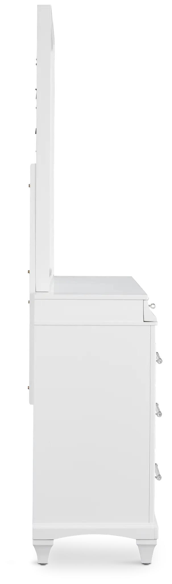 Milan White Dresser & Mirror Milan White Dresser & Mirror