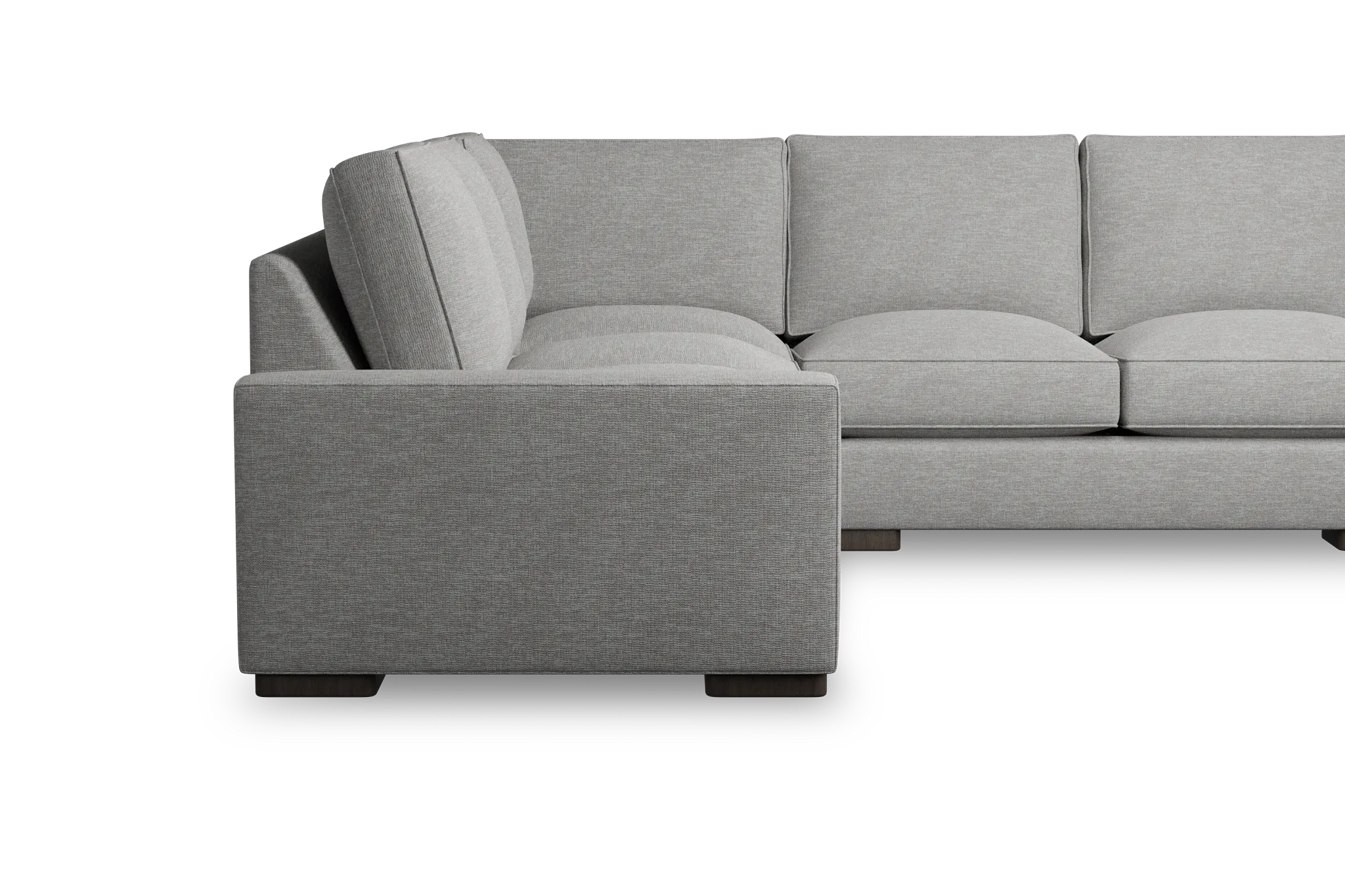Edgewater Victory Gray Medium Right Chaise Sectional