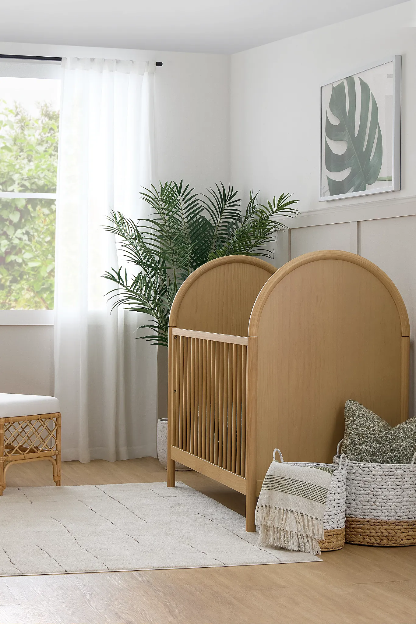 Molly Light Beige 2-in-1 Crib