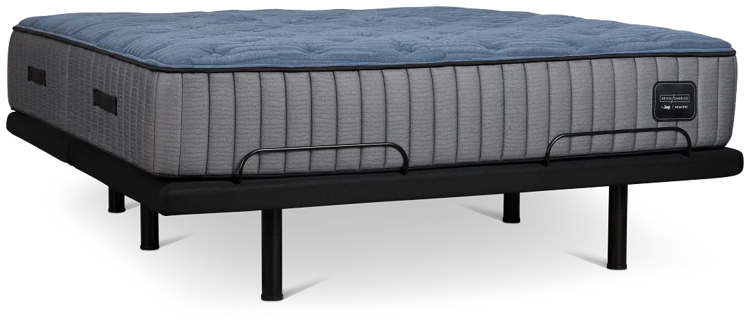 Kevin Charles By Sealy Reserve Lux Ultra Plush Deluxe Adjustable Mattress Set