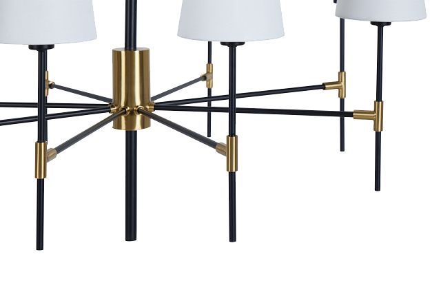 Aaron Black Chandelier