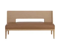Joelle Brown Upholstered Dining Bench
