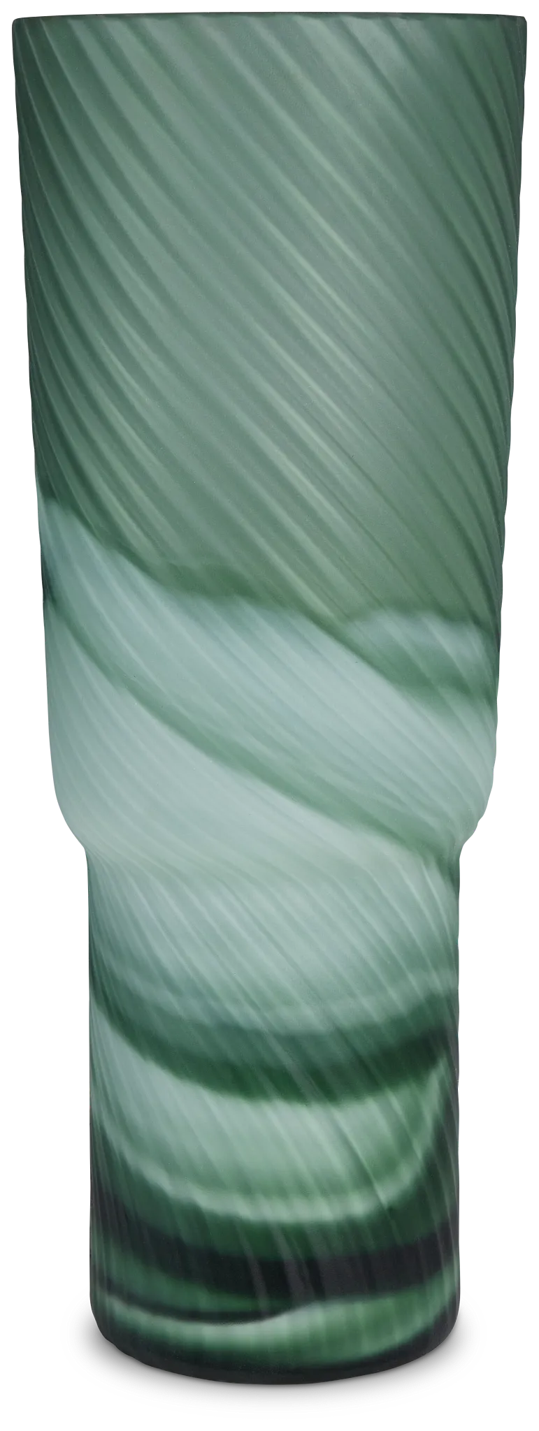 Shiloe Green Medium Vase