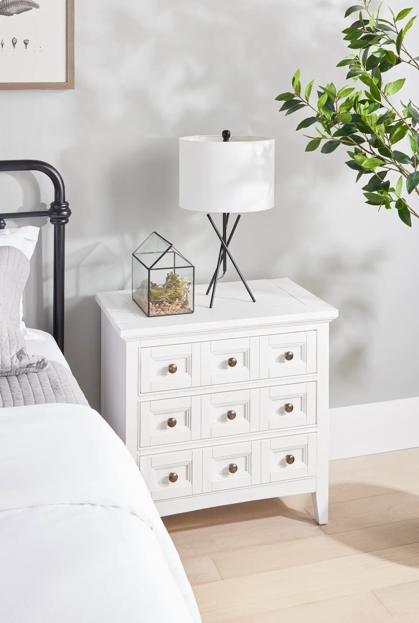 Heron Cove White Nightstand Heron Cove White Nightstand