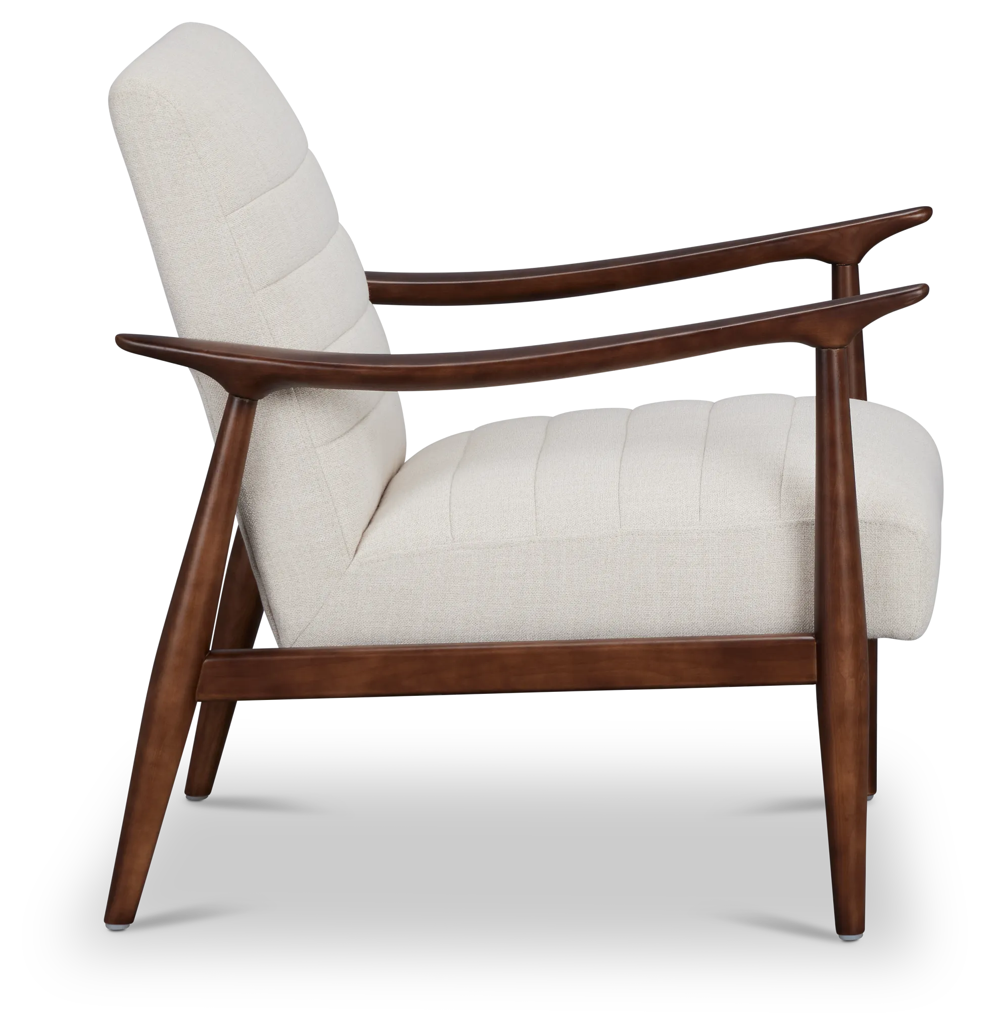 Gerry Light Beige Fabric Accent Chair