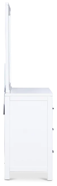 Carolina White Dresser & Mirror