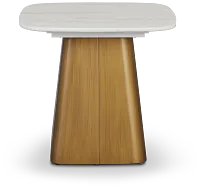 Lana White Square End Table