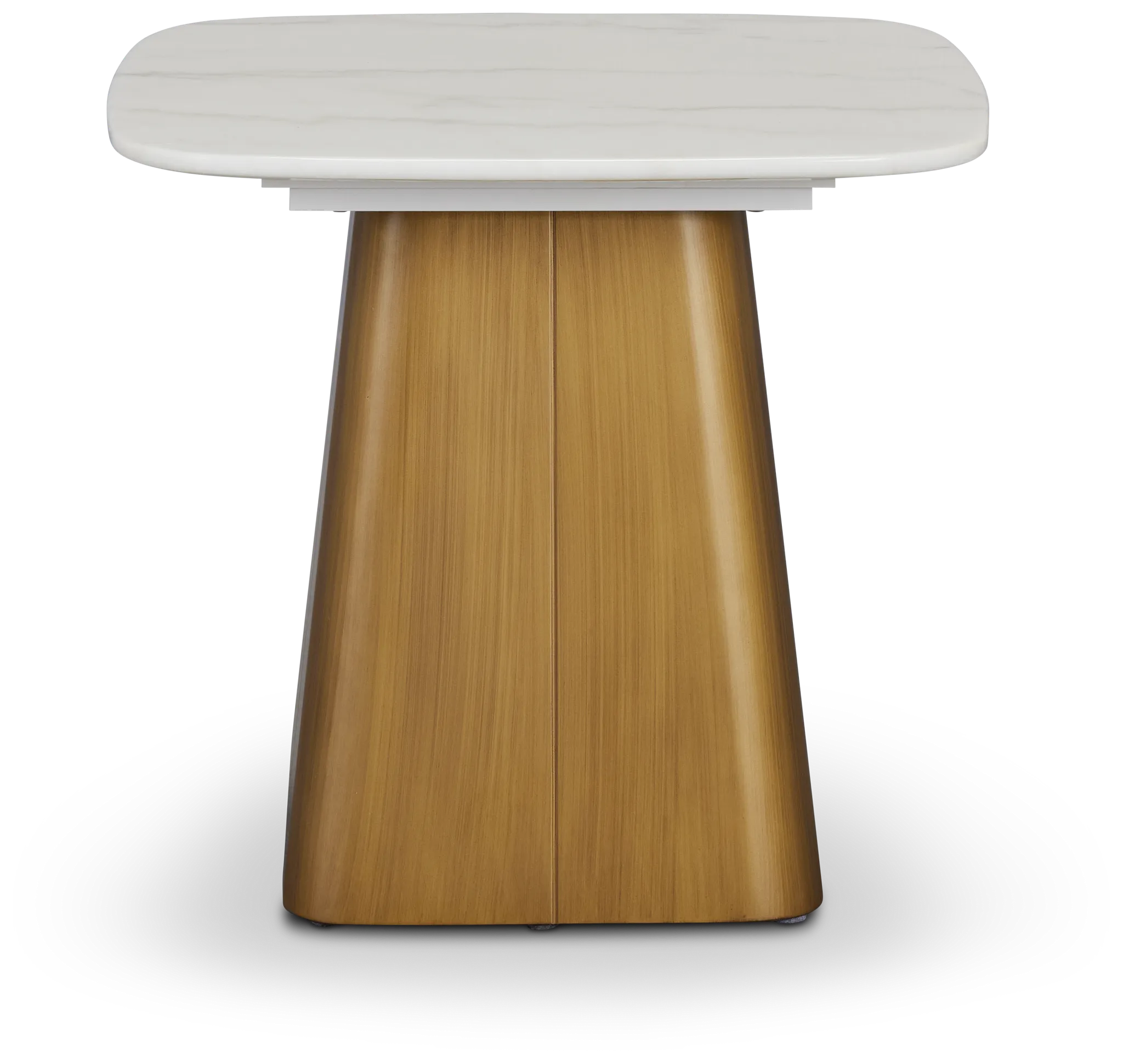 Lana White Square End Table