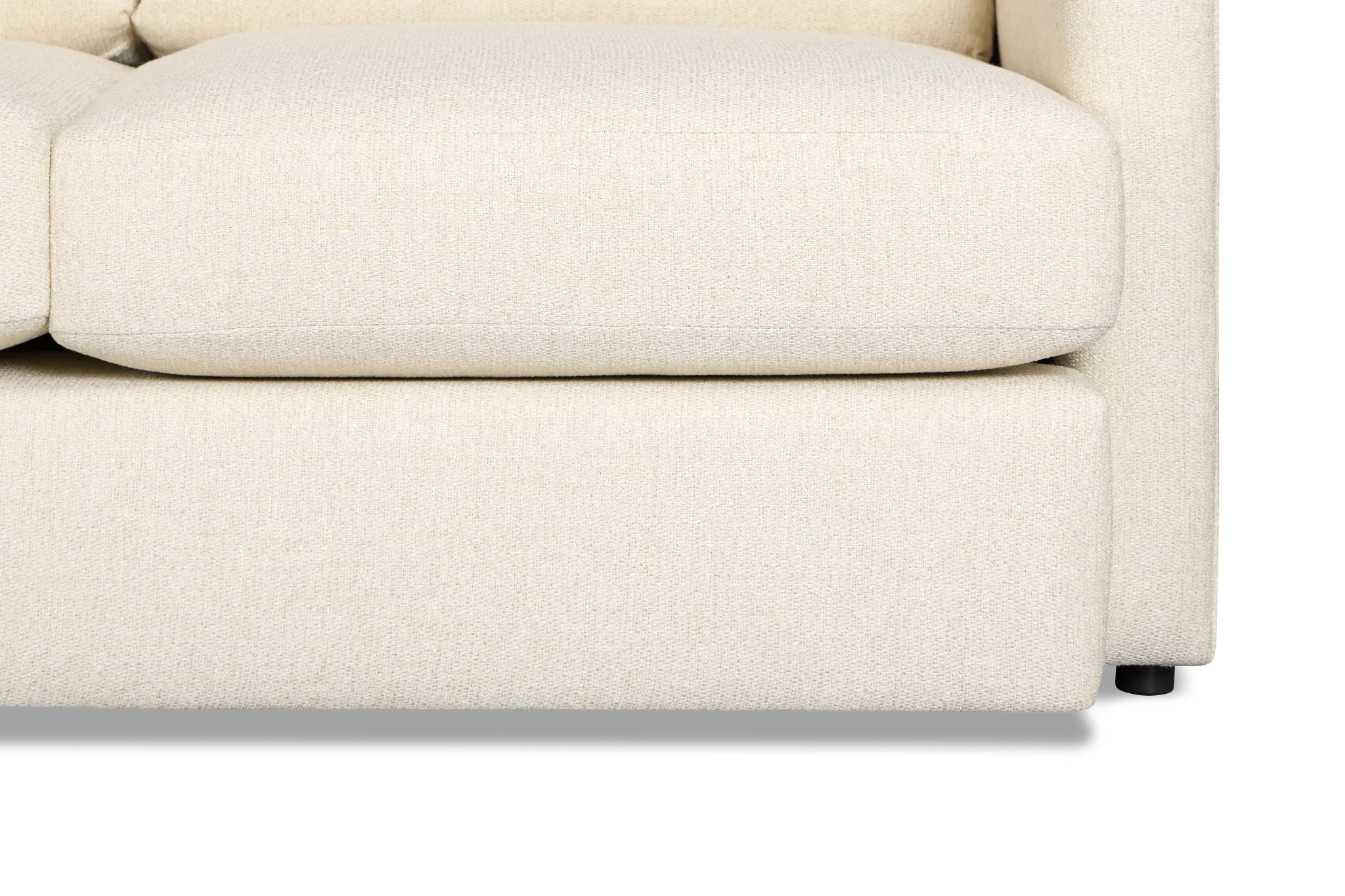 Maxwell Light Beige Fabric Loveseat