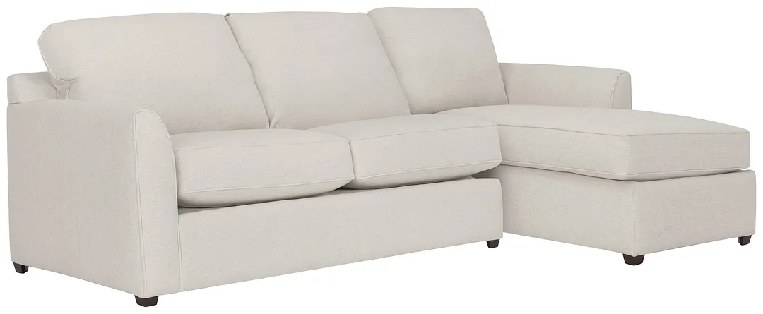 Asheville Light Taupe Fabric Right Chaise Sectional
