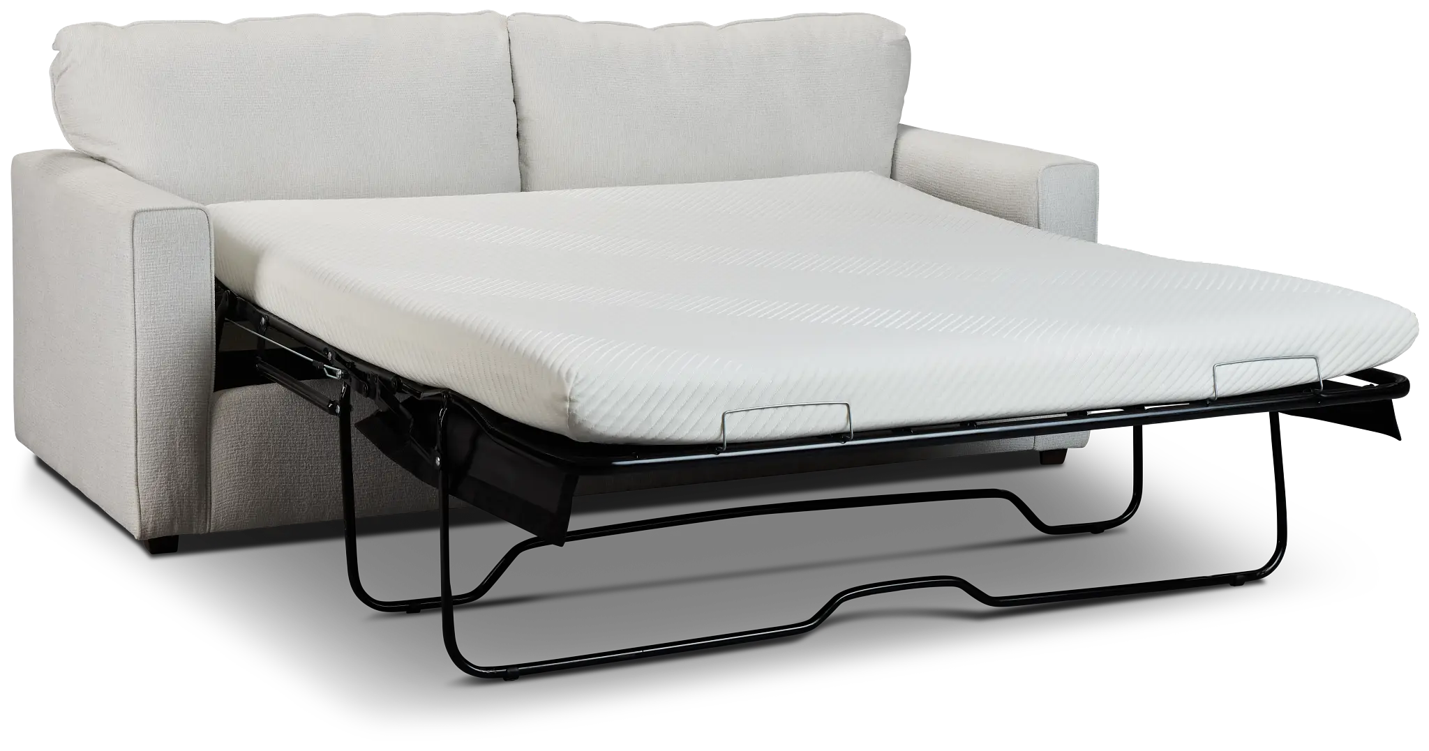 Avalon White Fabric Cooling Memory Foam Sleeper Avalon White Fabric Cooling Memory Foam Sleeper