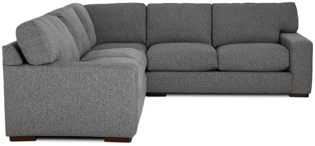 Veronica Dark Gray Down Small Two-arm Sectional