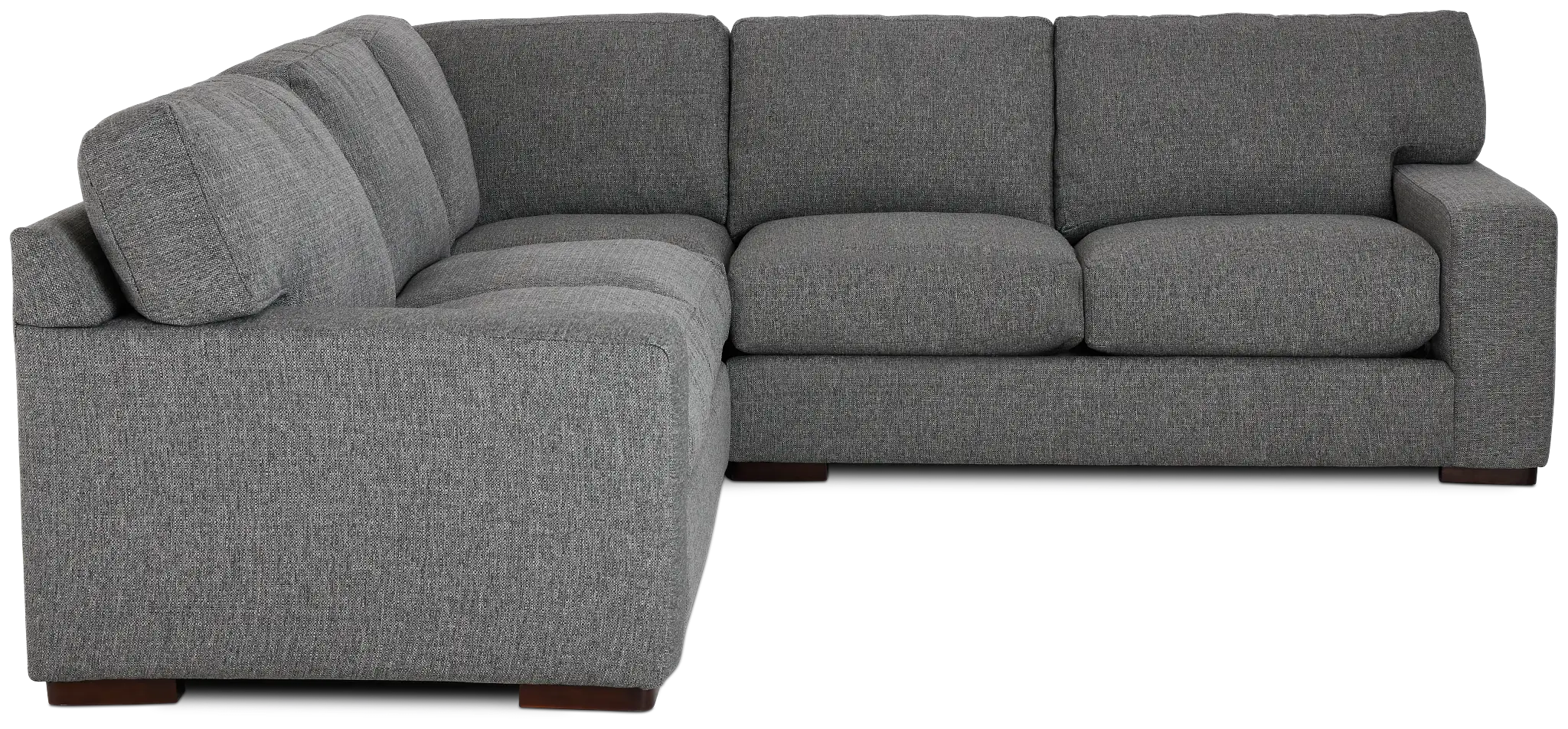 Veronica Dark Gray Down Small Two-arm Sectional Veronica Dark Gray Down Small Two-arm Sectional