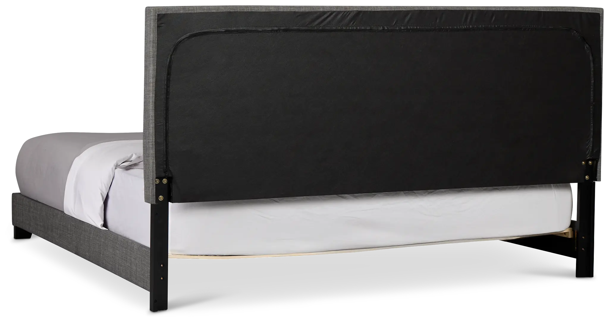 Flagler Gray Uph Panel Bed Flagler Gray Uph Panel Bed