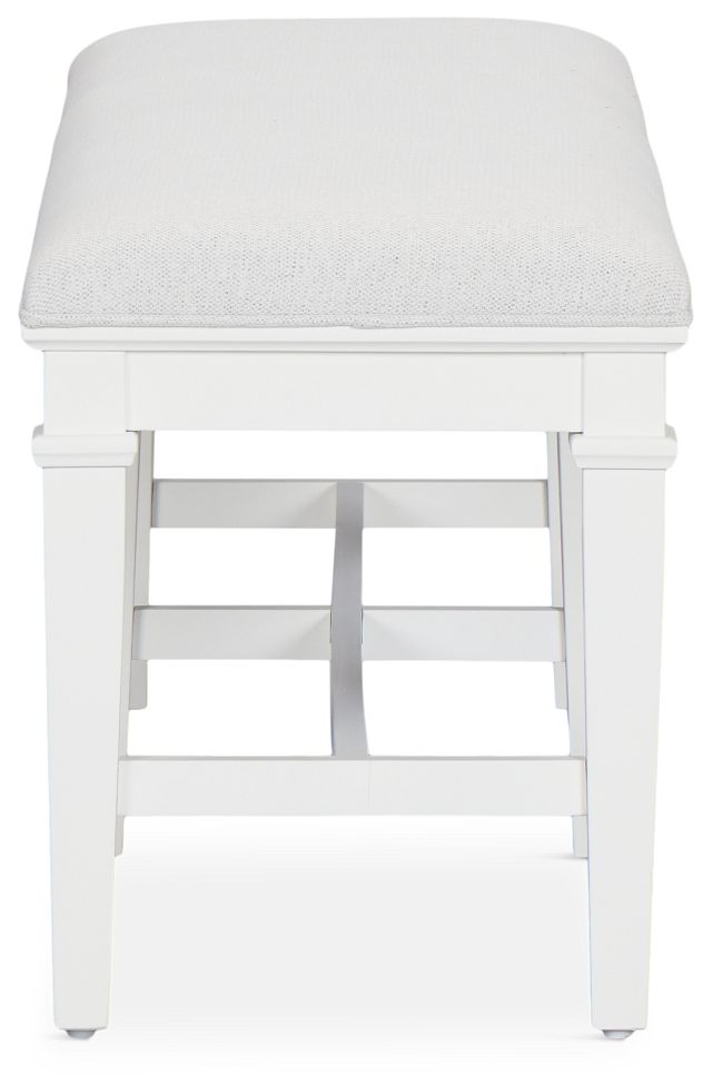 Cape Cod Ivory Upholstered Dining Bench