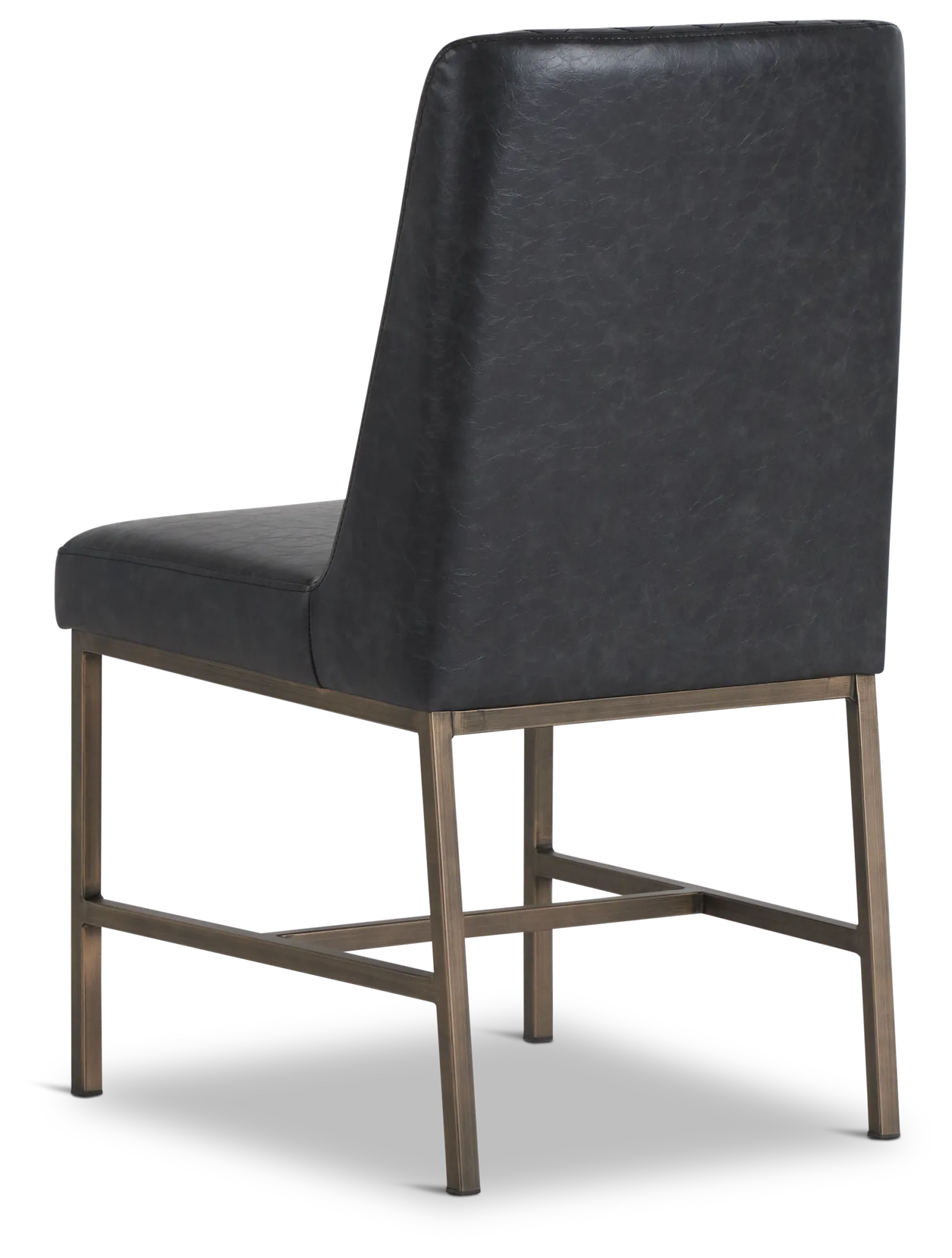 Sierra Black Bonded Ltr Side Chair