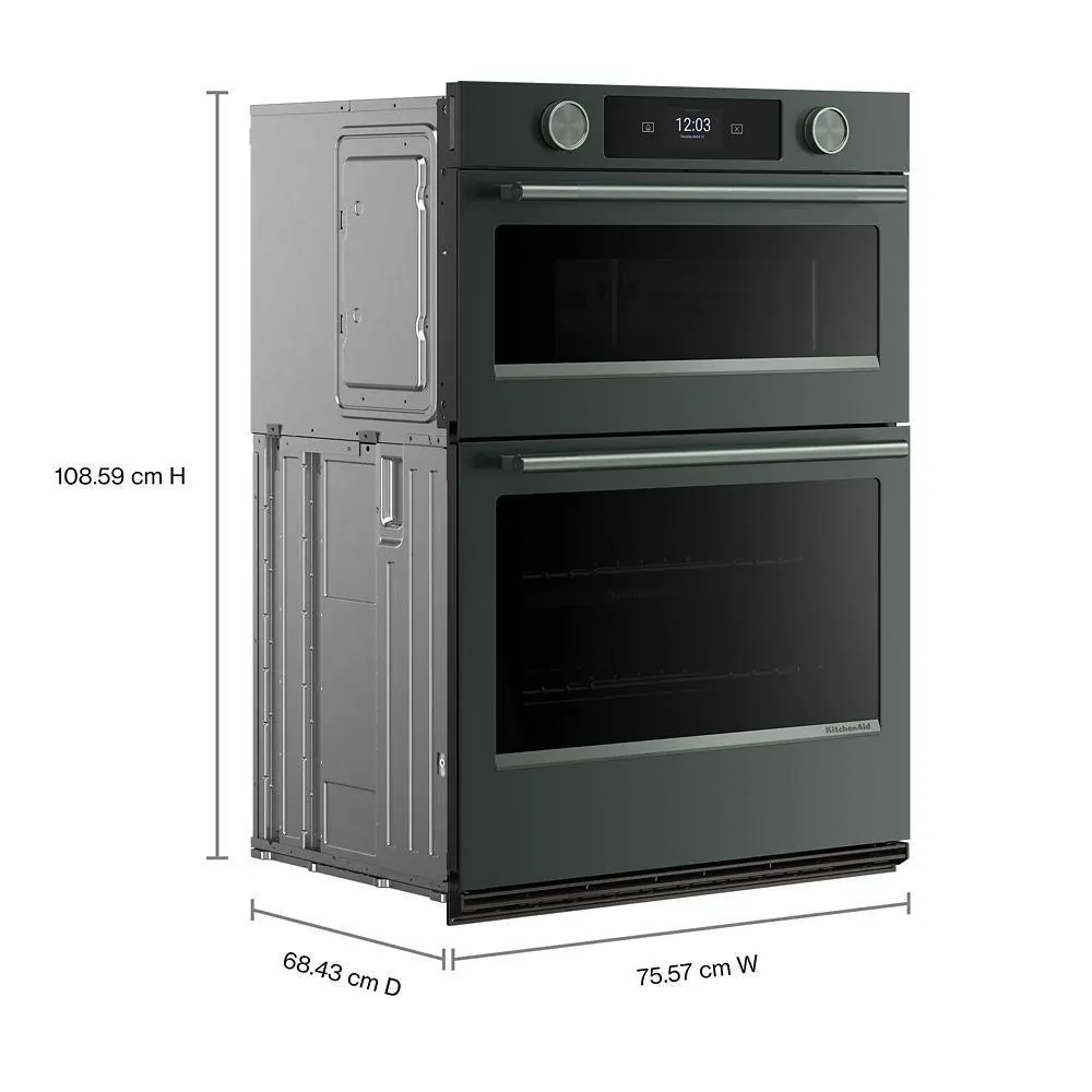 Kitchenaid 730 Series Green Electric Oven And Microwave Combo