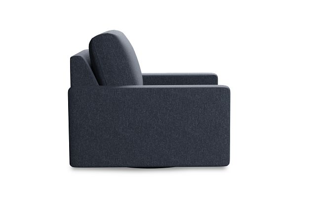 Edgewater Maguire Blue Swivel Chair