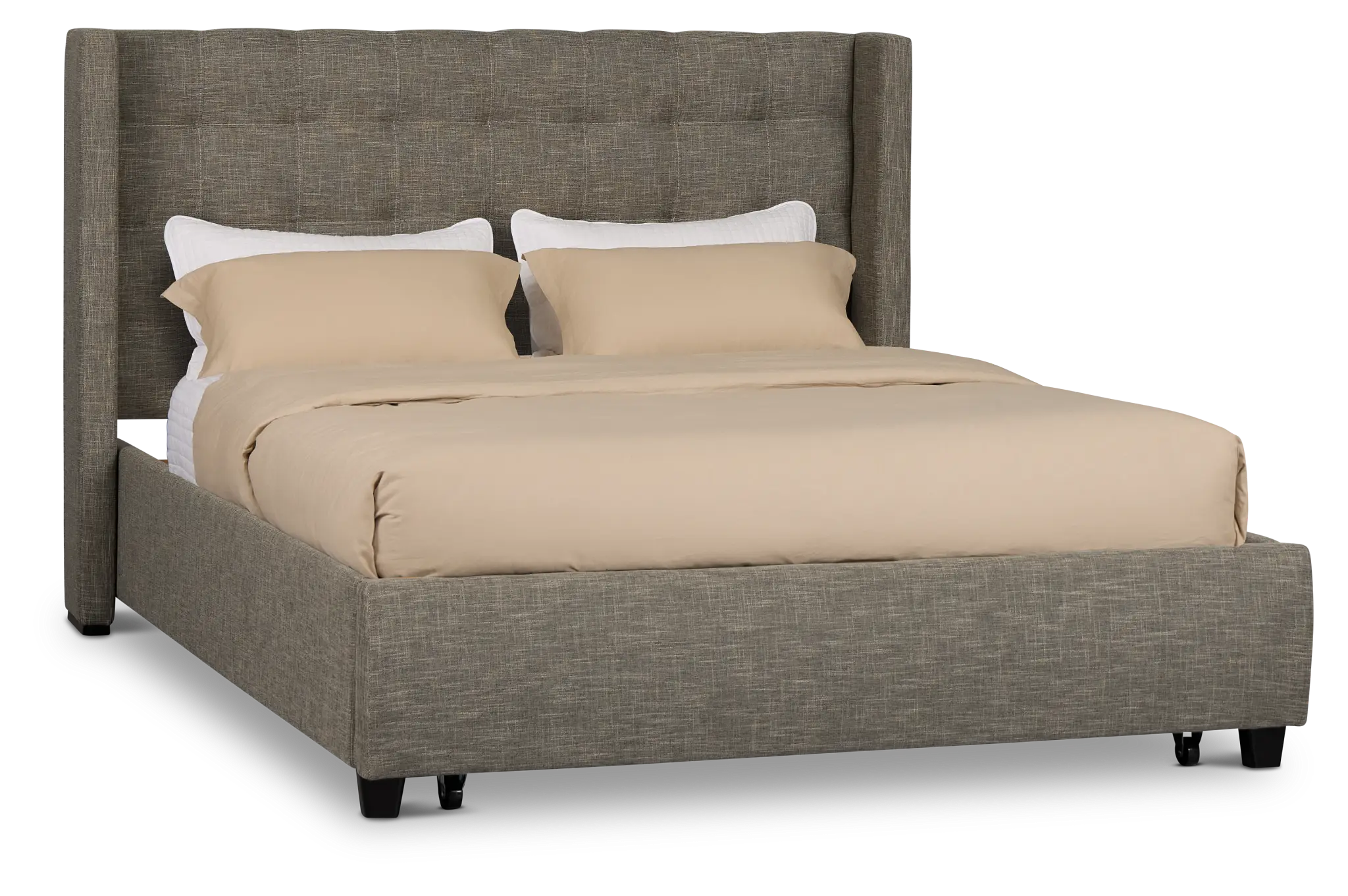 Chatham Gray Low Platform Storage Bed Chatham Gray Low Platform Storage Bed